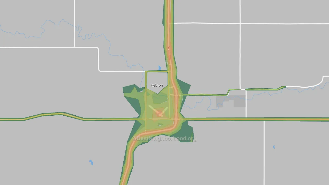 68370, NE Map of Noise Levels in 68370