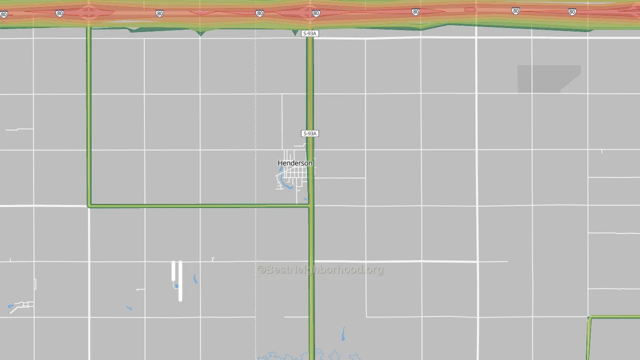 68371, NE Map of Noise Levels in 68371