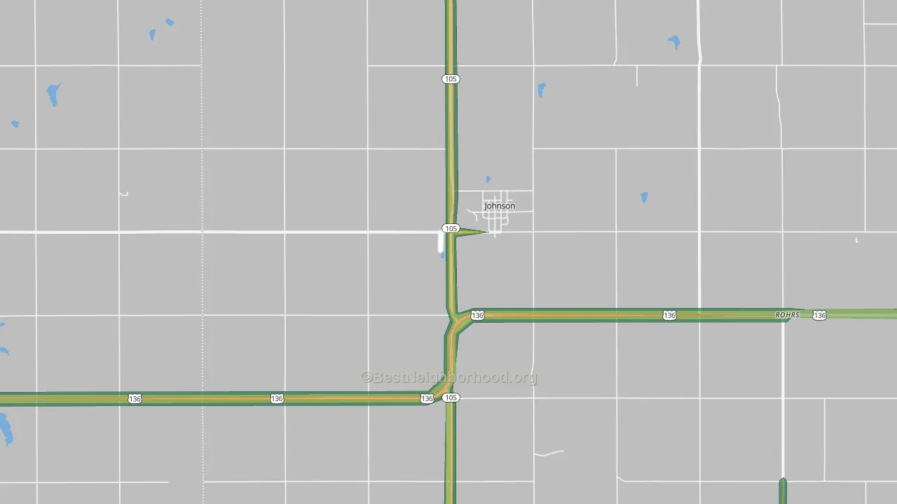 68378, NE Map of Noise Levels in 68378