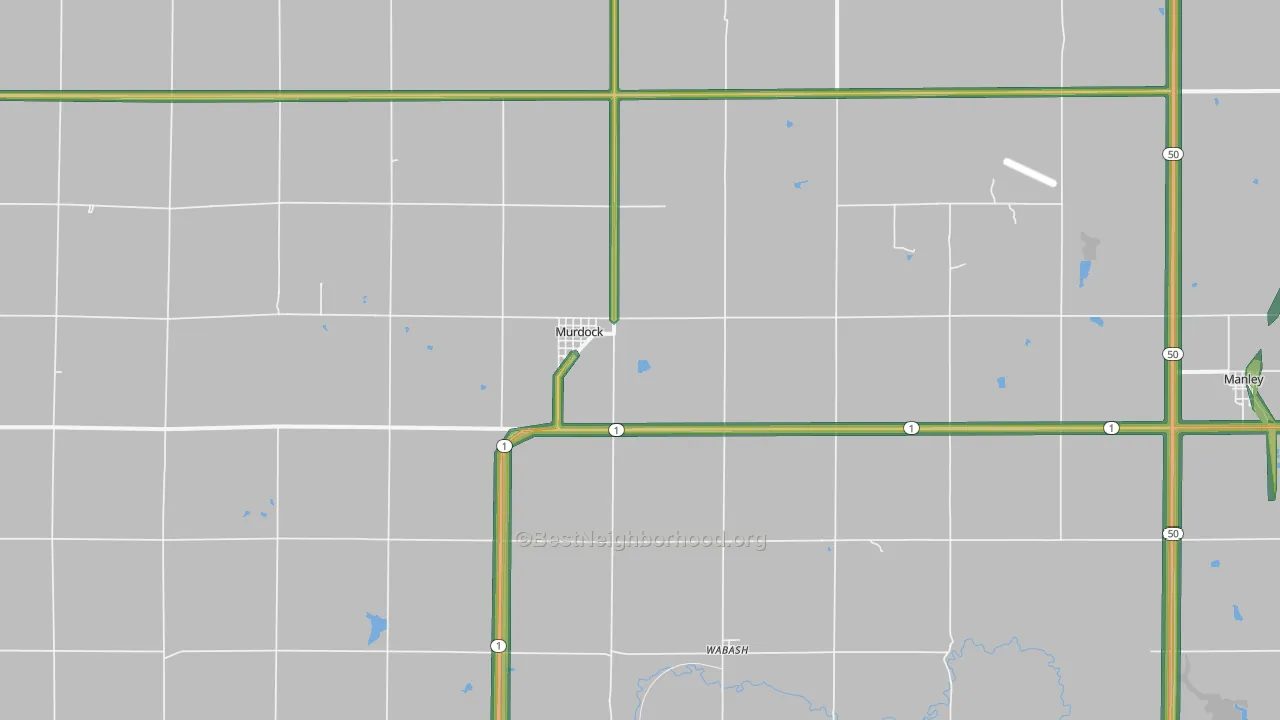 68407, NE Map of Noise Levels in 68407