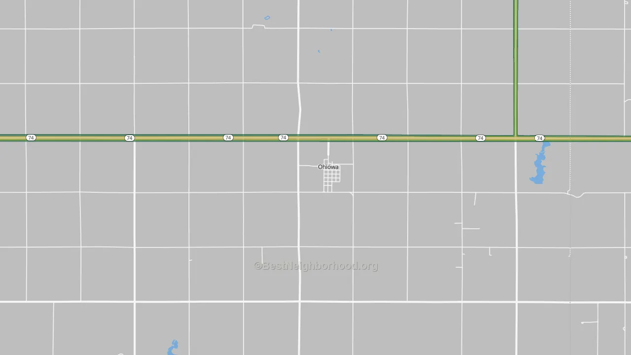 68416, NE Map of Noise Levels in 68416