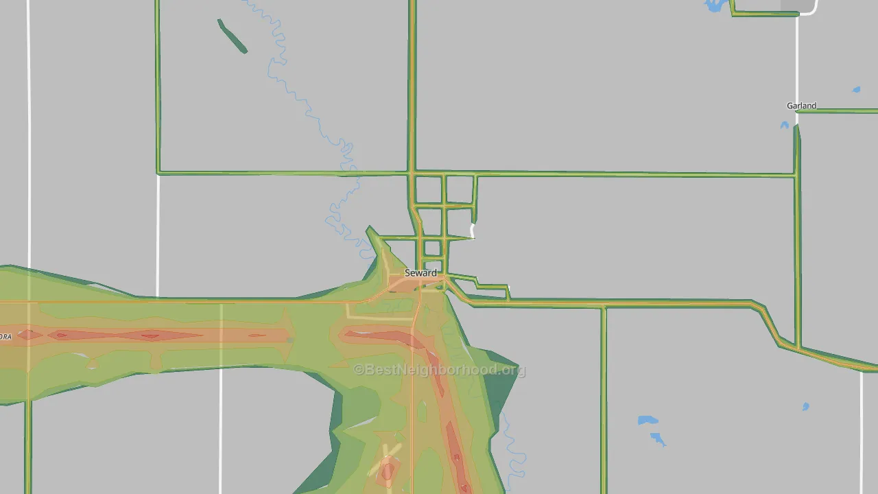68434, NE Map of Noise Levels in 68434