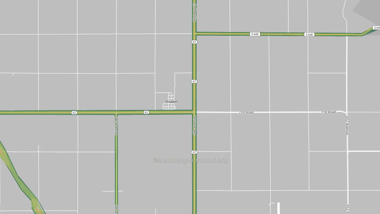 68437, NE Map of Noise Levels in 68437