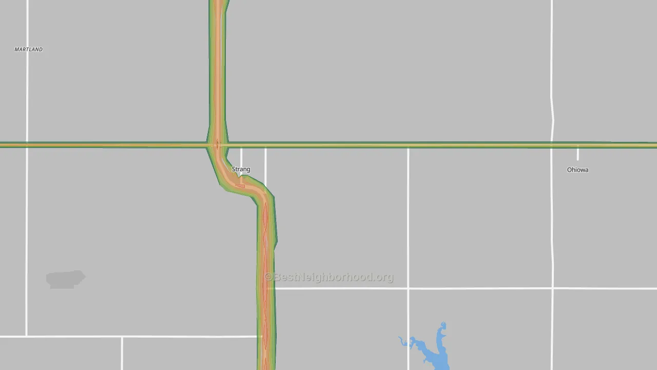 68444, NE Map of Noise Levels in 68444