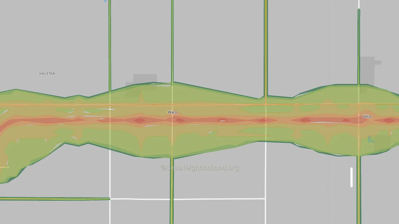 68460, NE Map of Noise Levels in 68460