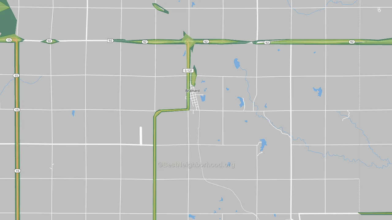 68626, NE Map of Noise Levels in 68626