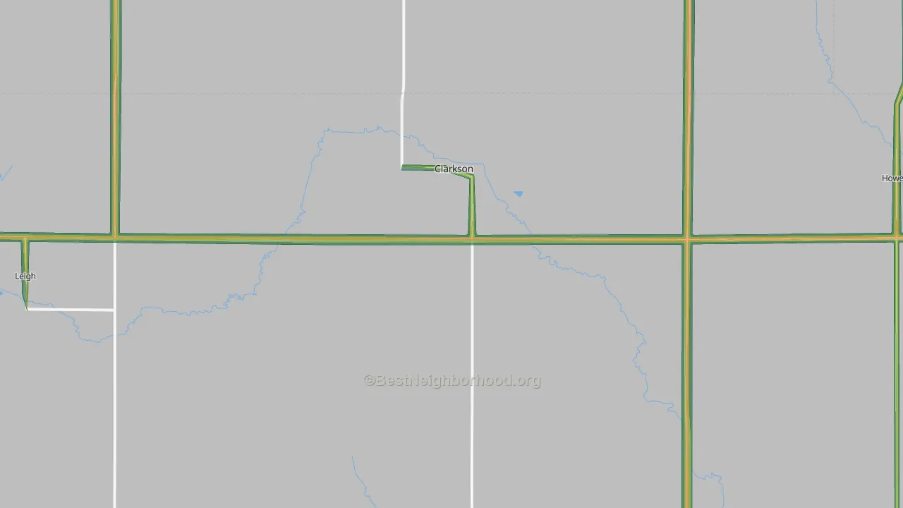 68629, NE Map of Noise Levels in 68629