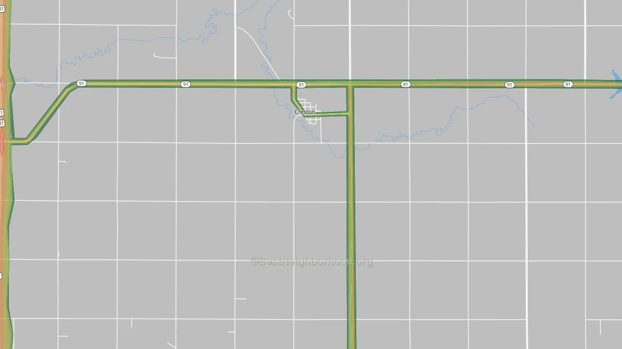 68631, NE Map of Noise Levels in 68631