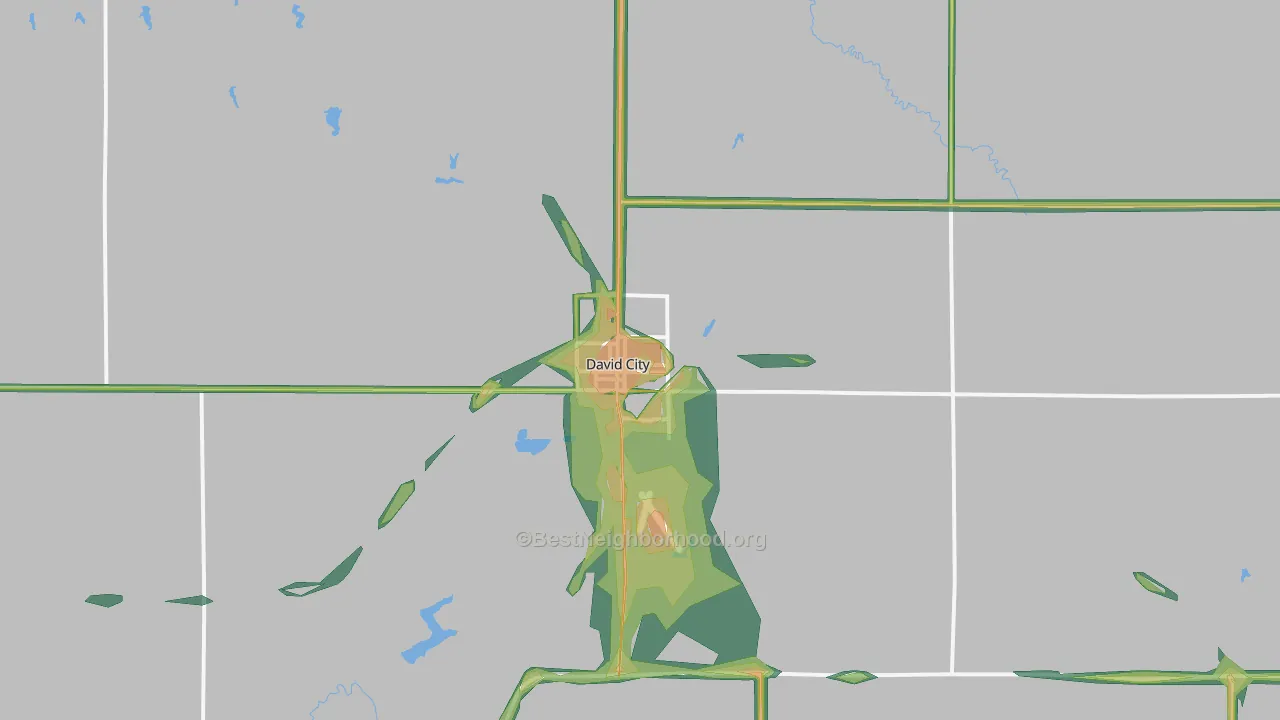 68632, NE Map of Noise Levels in 68632