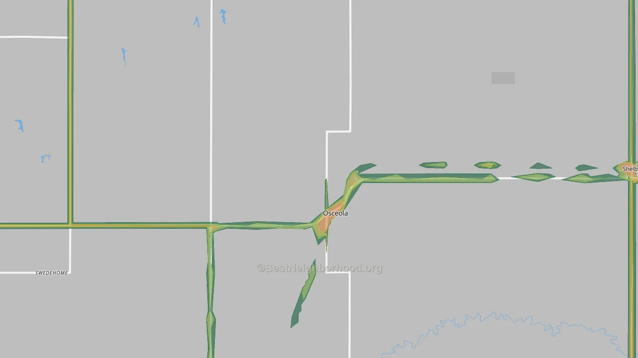 68651, NE Map of Noise Levels in 68651
