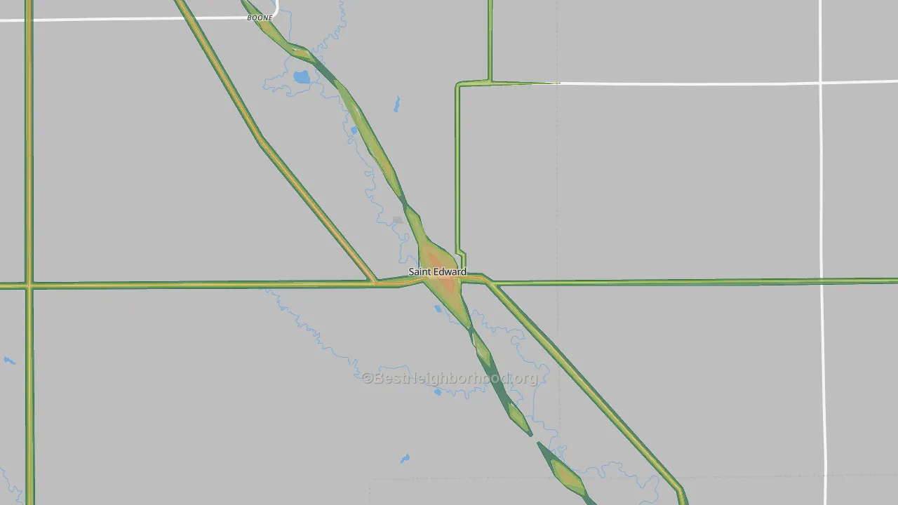68660, NE Map of Noise Levels in 68660