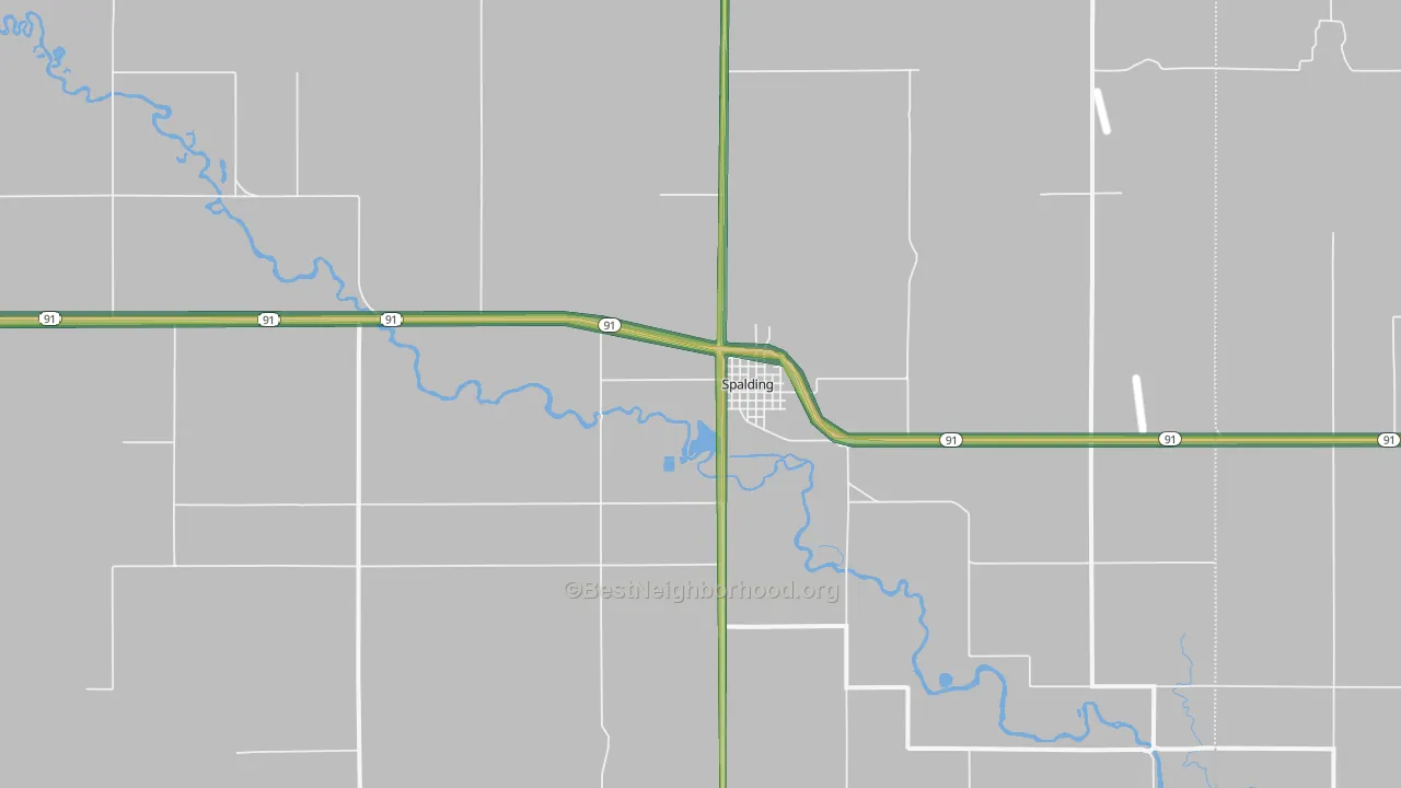 68665, NE Map of Noise Levels in 68665