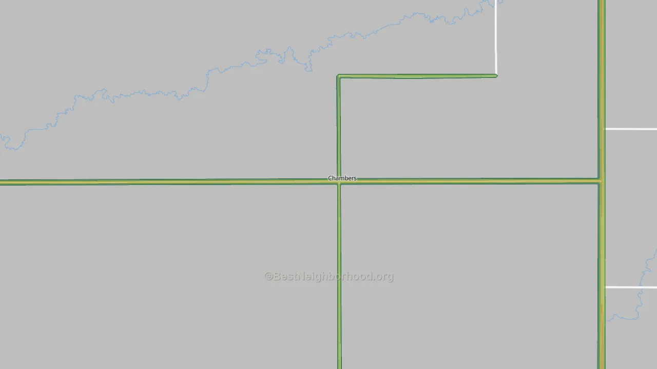 68725, NE Map of Noise Levels in 68725