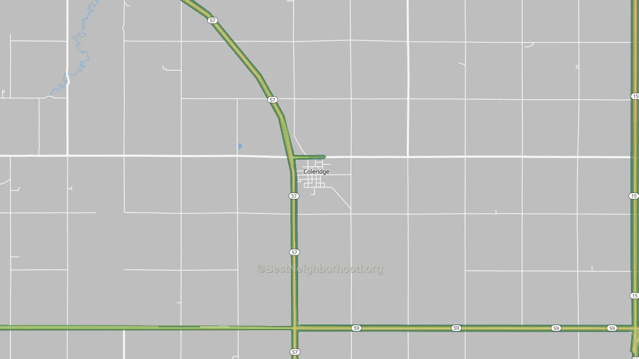 68727, NE Map of Noise Levels in 68727