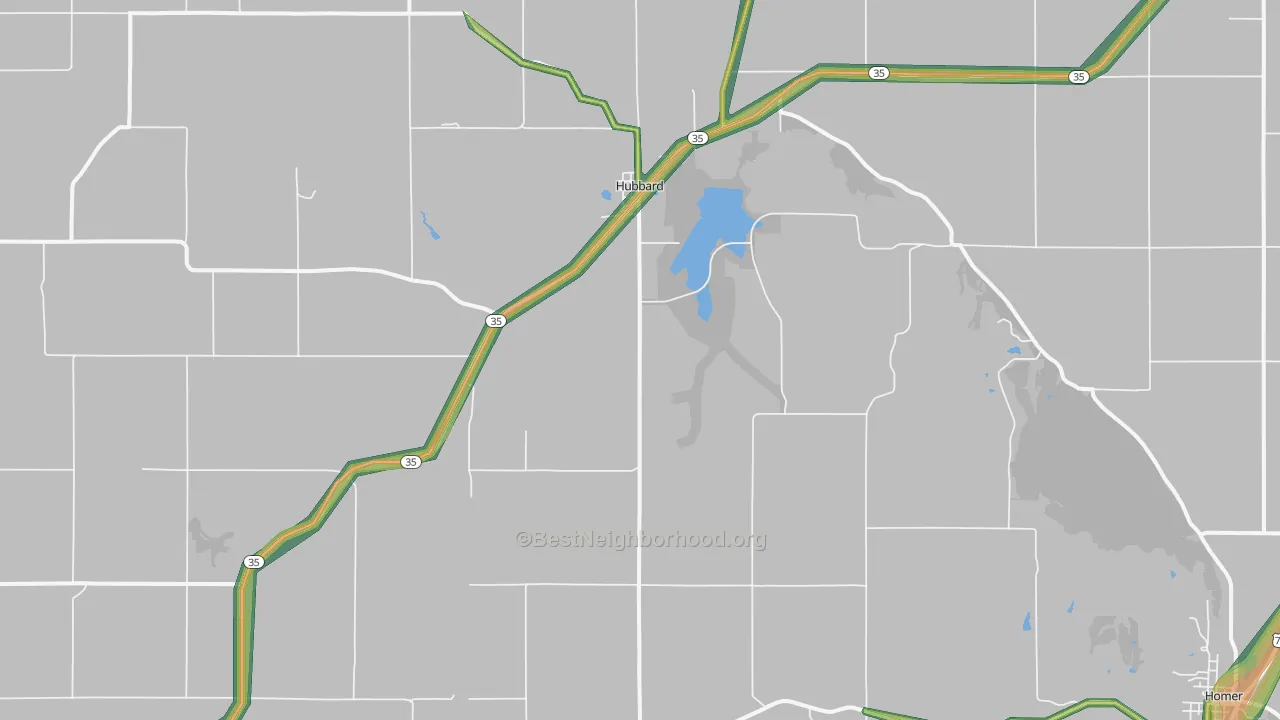68741, NE Map of Noise Levels in 68741