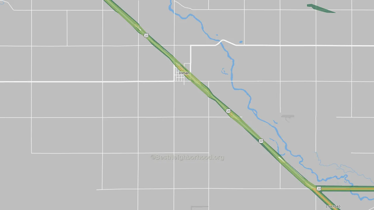 68742, NE Map of Noise Levels in 68742