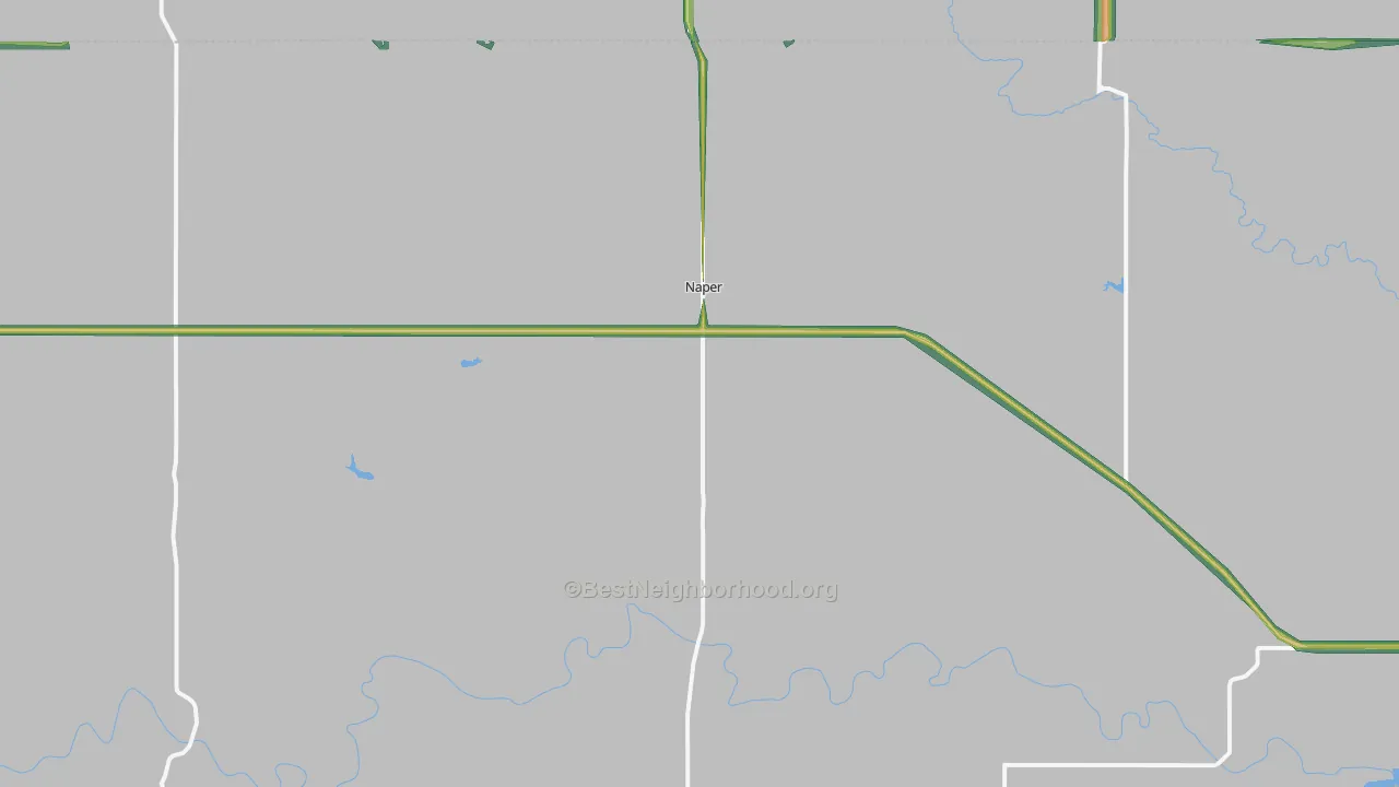 68755, NE Map of Noise Levels in 68755