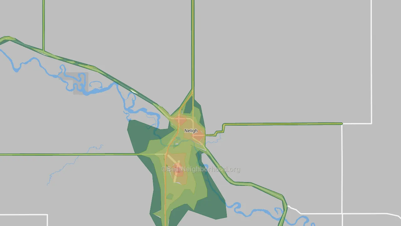 68756, NE Map of Noise Levels in 68756