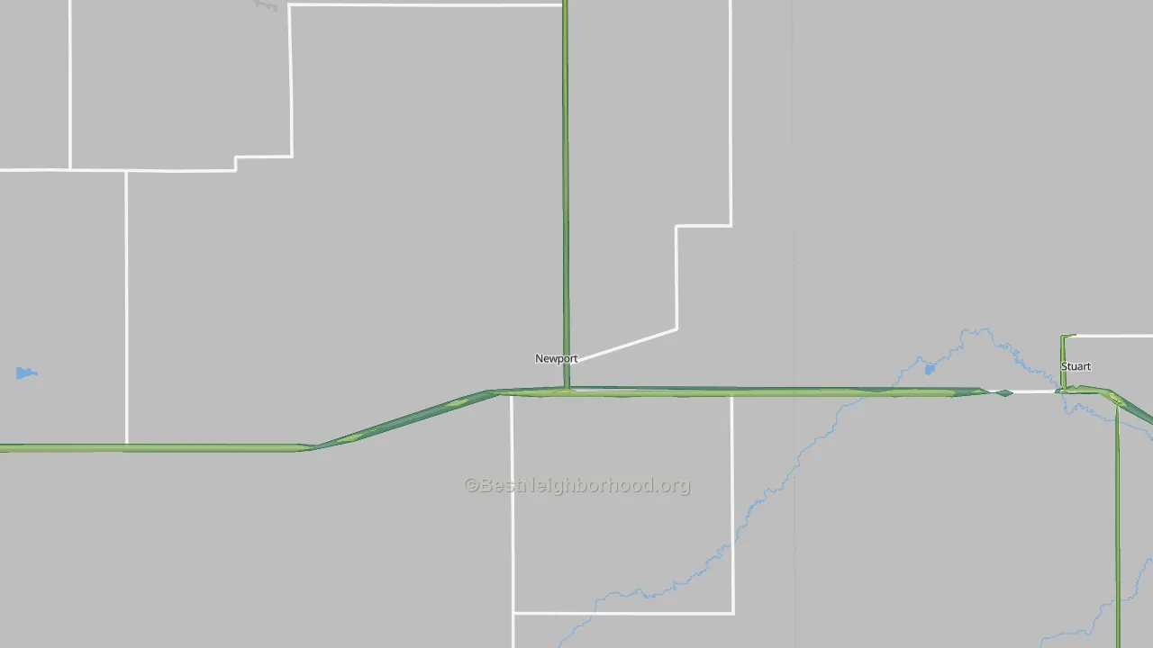 68759, NE Map of Noise Levels in 68759