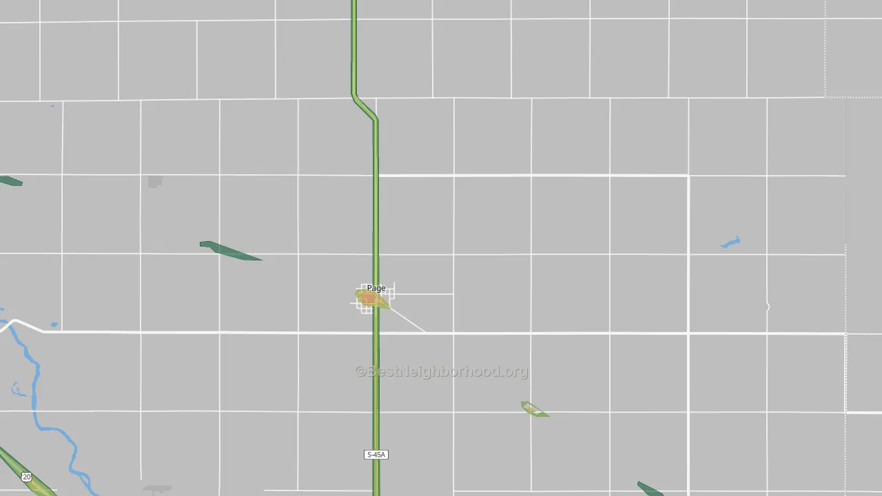 68766, NE Map of Noise Levels in 68766
