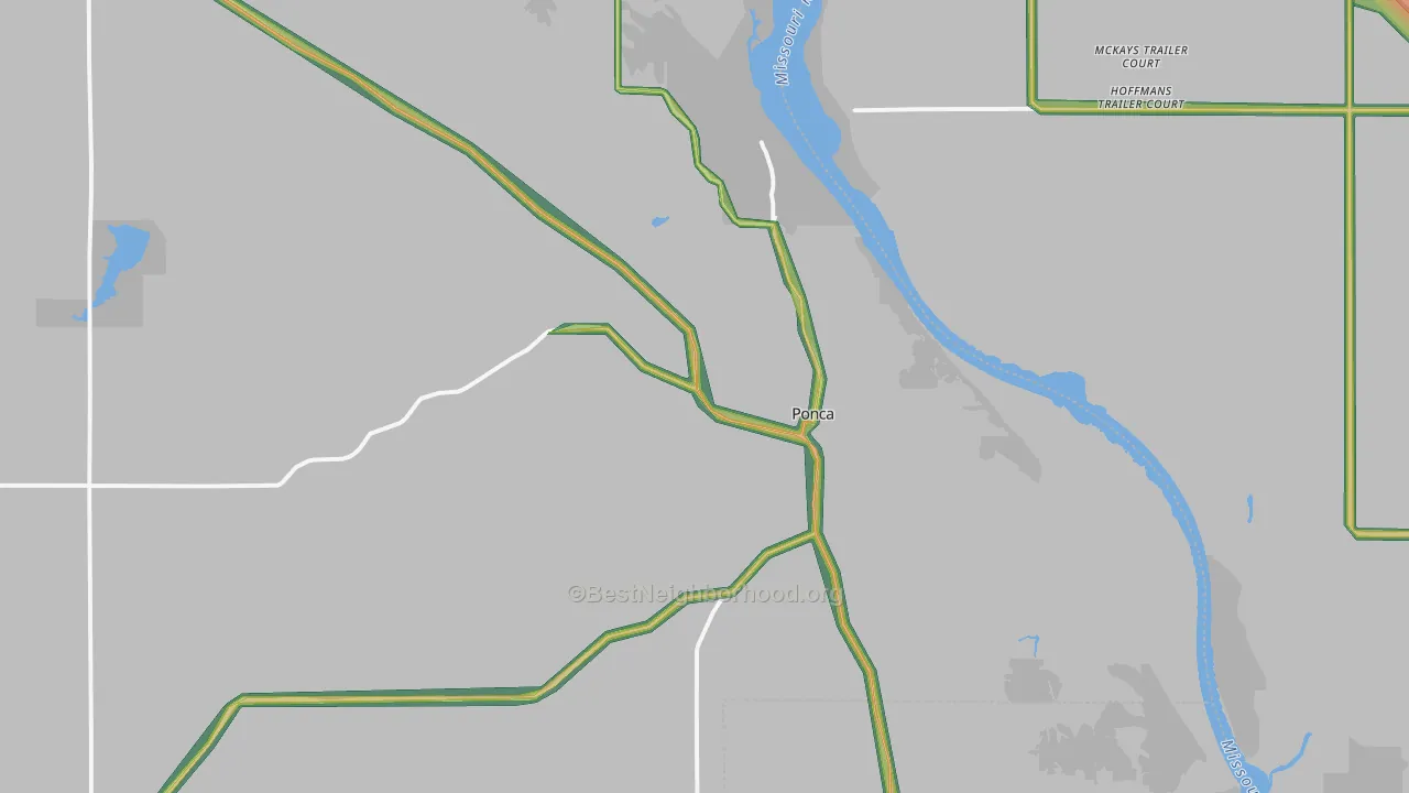 68770, NE Map of Noise Levels in 68770