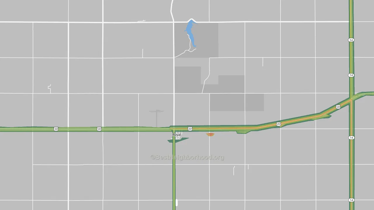 68773, NE Map of Noise Levels in 68773