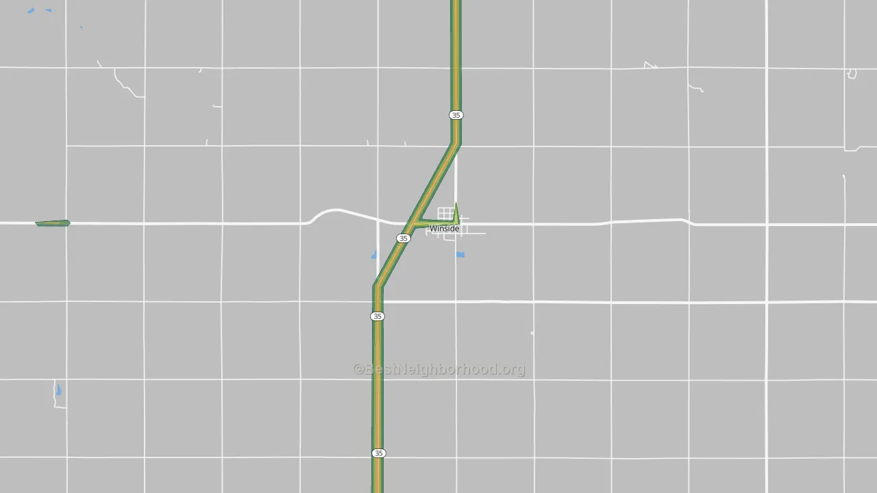 68790, NE Map of Noise Levels in 68790