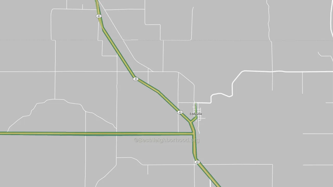 68834, NE Map of Noise Levels in 68834