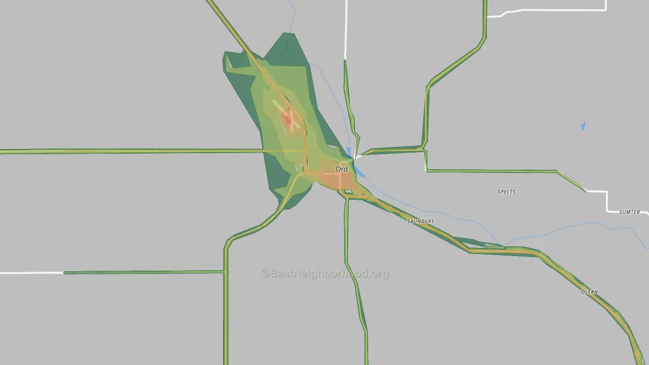 68862, NE Map of Noise Levels in 68862