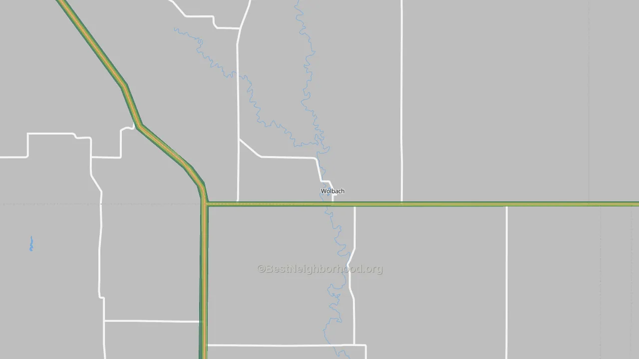 68882, NE Map of Noise Levels in 68882