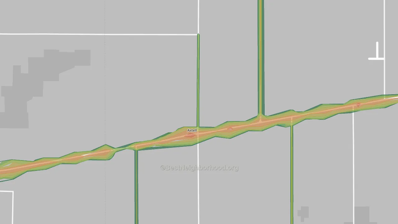 68924, NE Map of Noise Levels in 68924