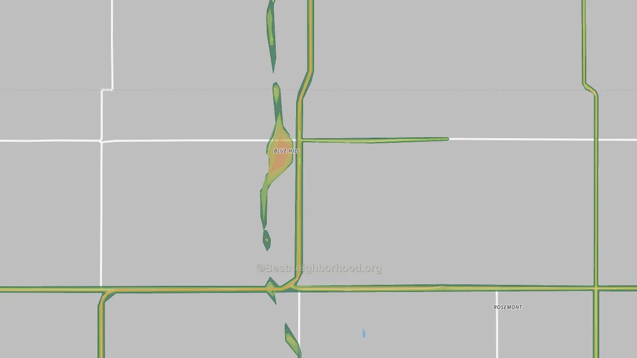 68930, NE Map of Noise Levels in 68930