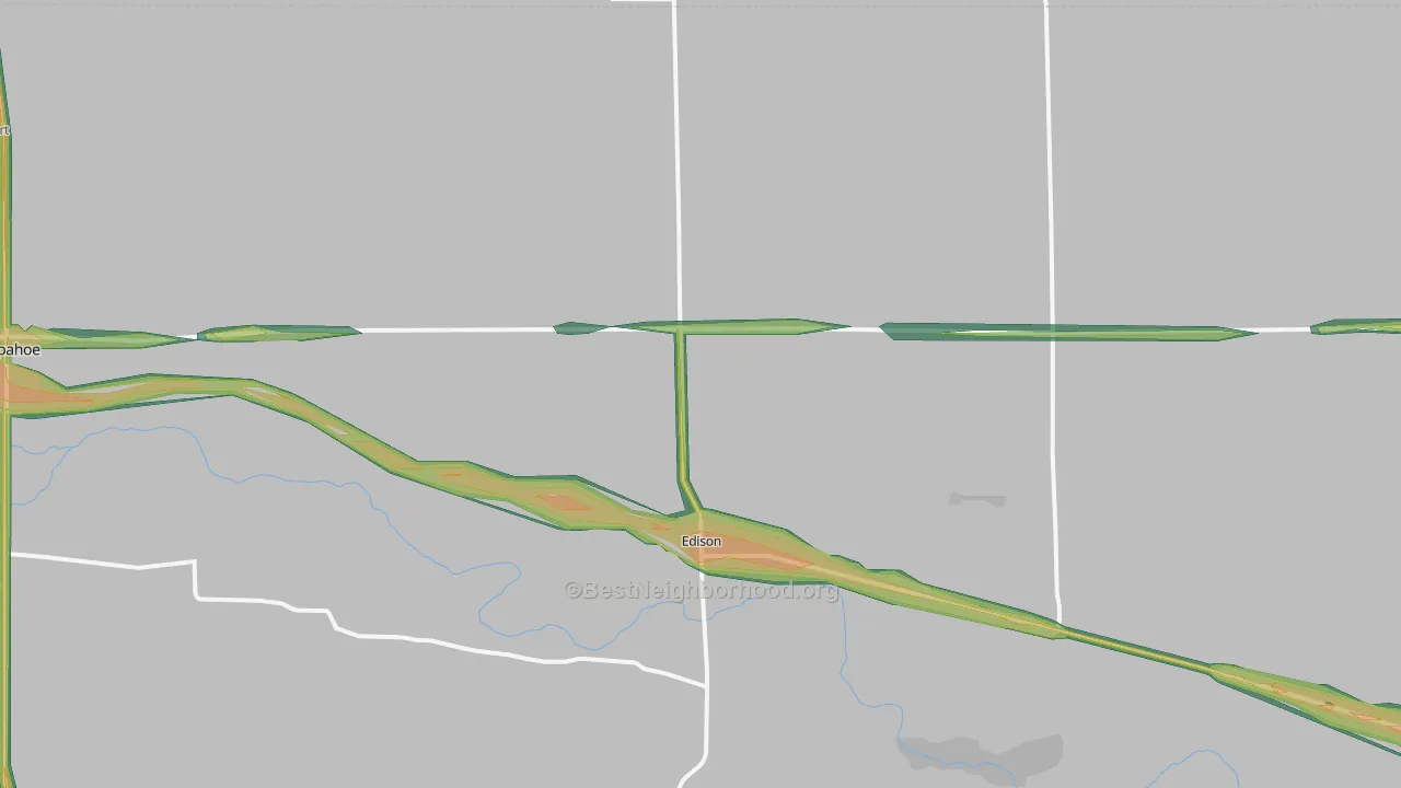 68936, NE Map of Noise Levels in 68936