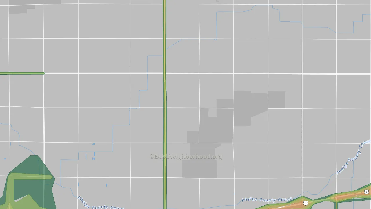 68940, NE Map of Noise Levels in 68940