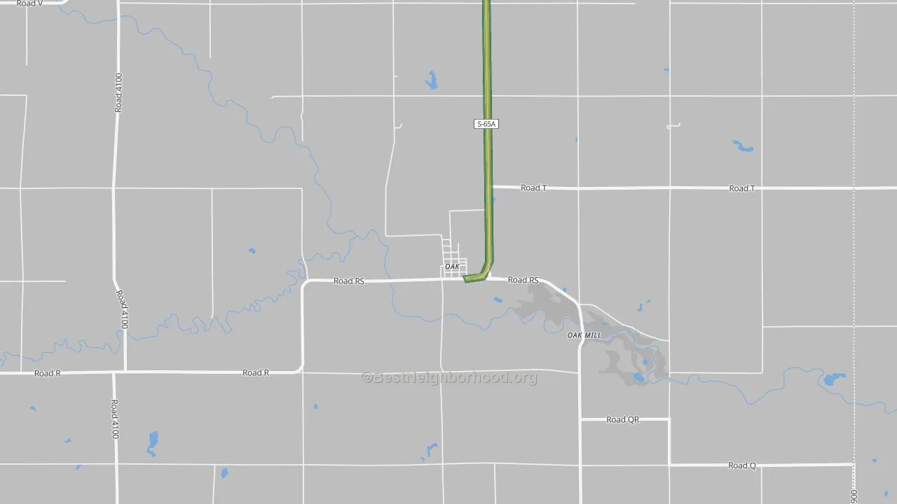 68964, NE Map of Noise Levels in 68964