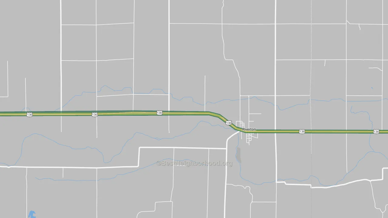 68972, NE Map of Noise Levels in 68972