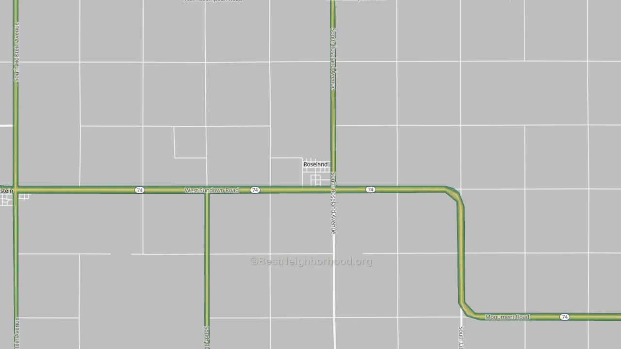 68973, NE Map of Noise Levels in 68973