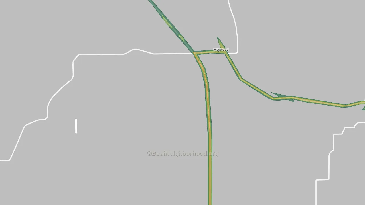 69038, NE Map of Noise Levels in 69038