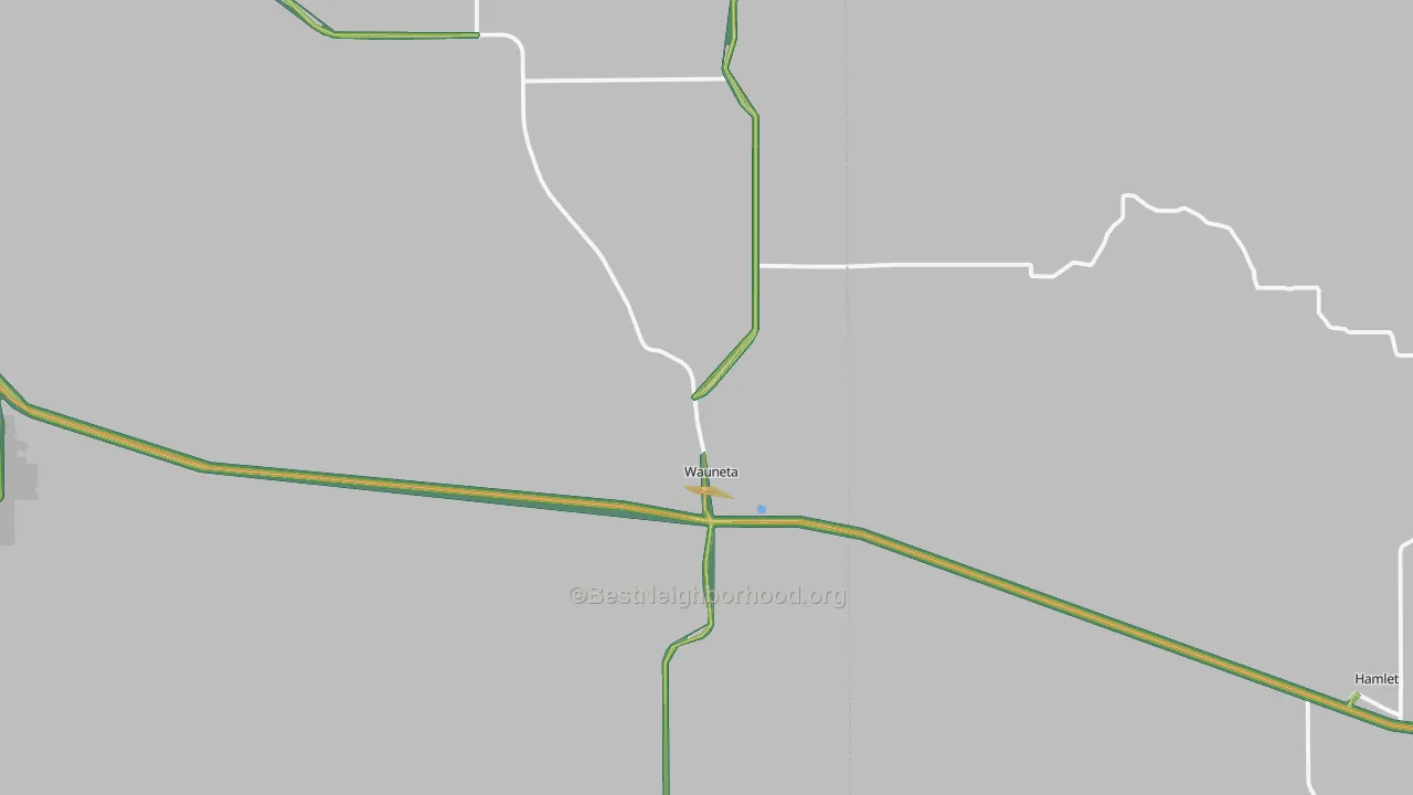 69045, NE Map of Noise Levels in 69045