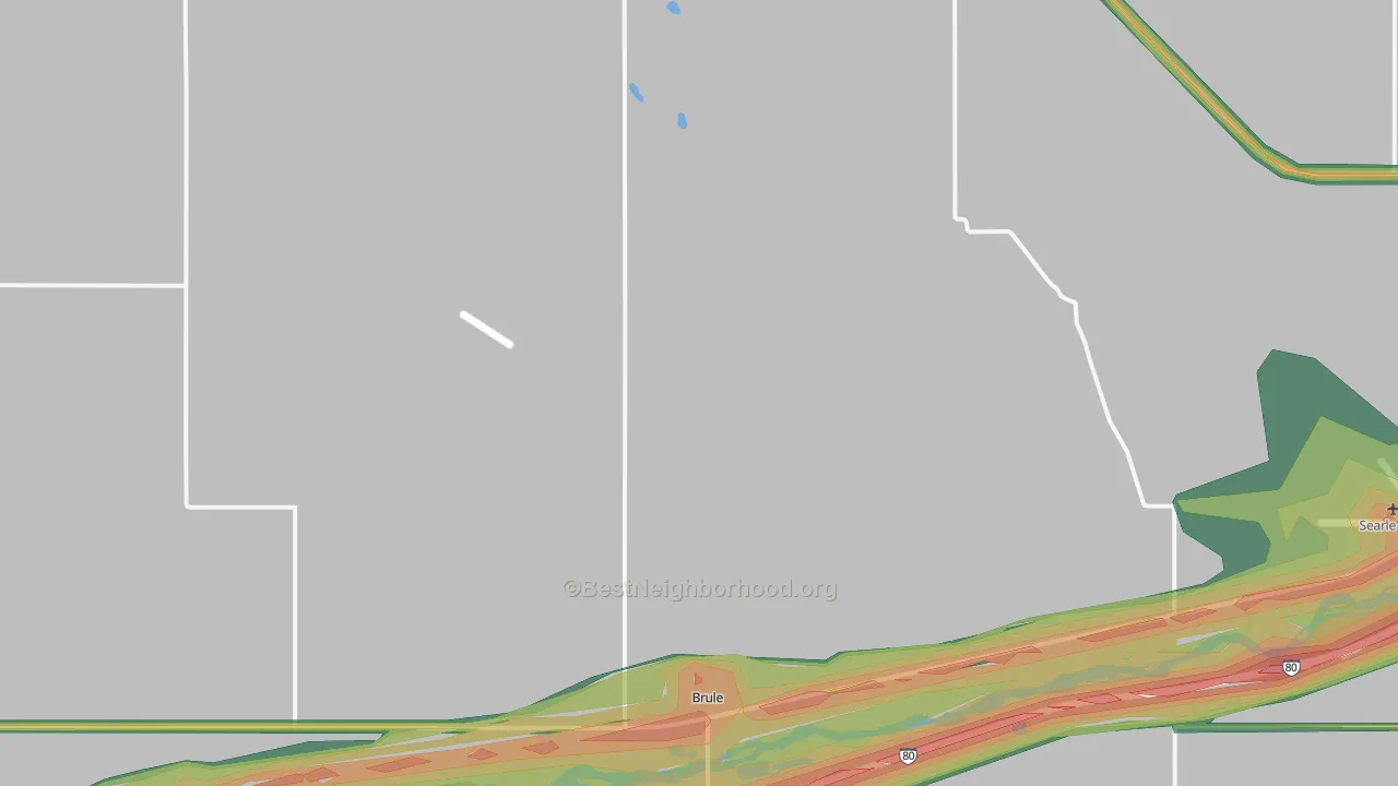 69127, NE Map of Noise Levels in 69127