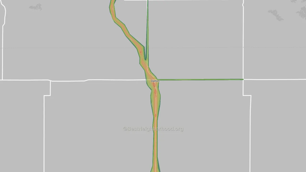 69131, NE Map of Noise Levels in 69131
