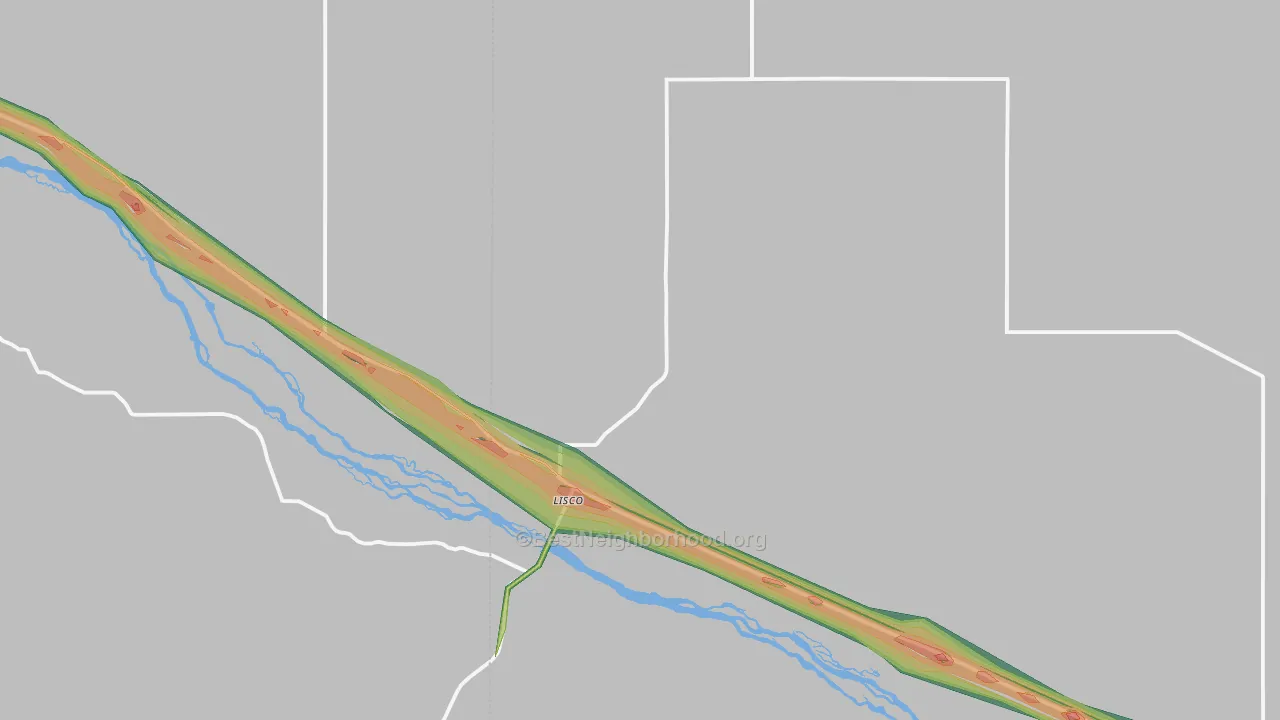 69148, NE Map of Noise Levels in 69148