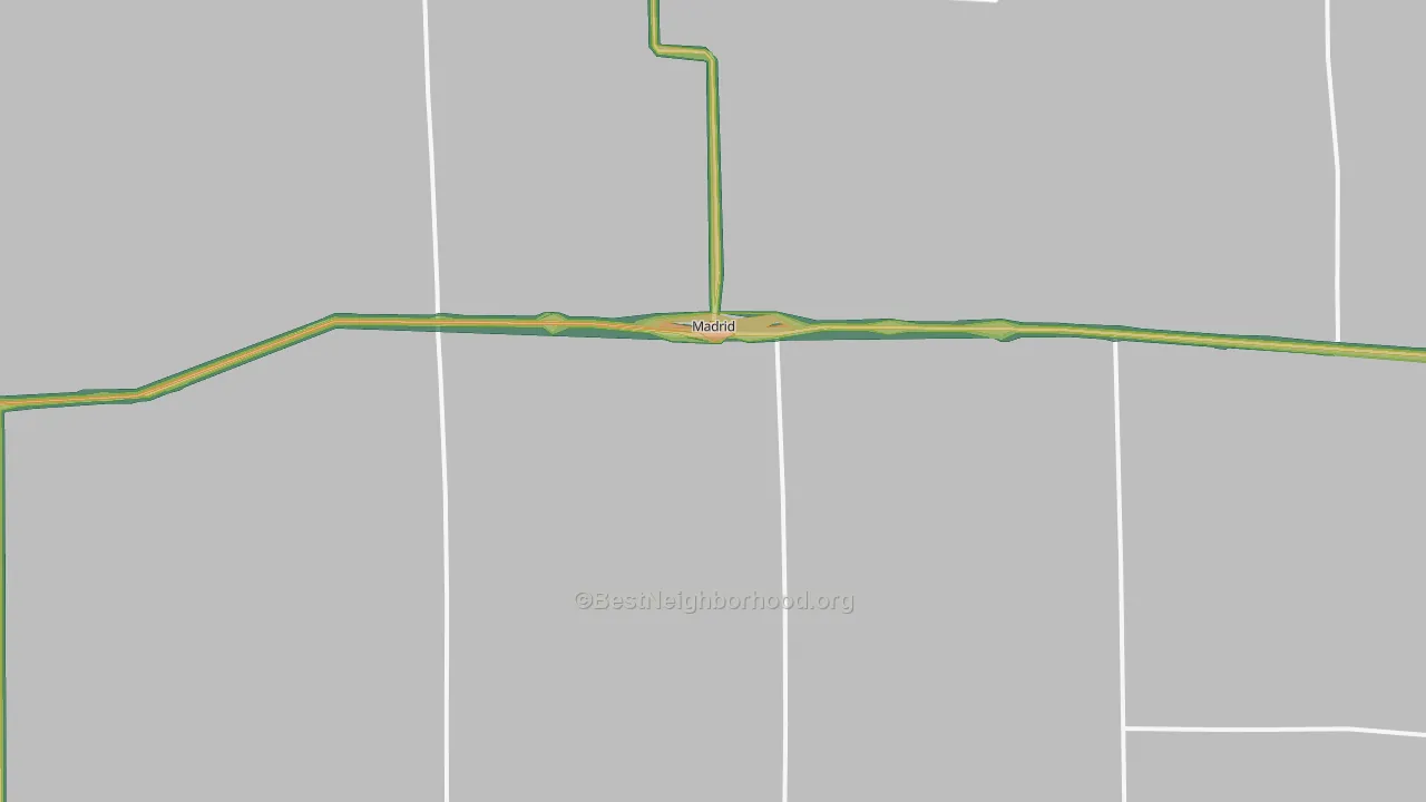 69150, NE Map of Noise Levels in 69150