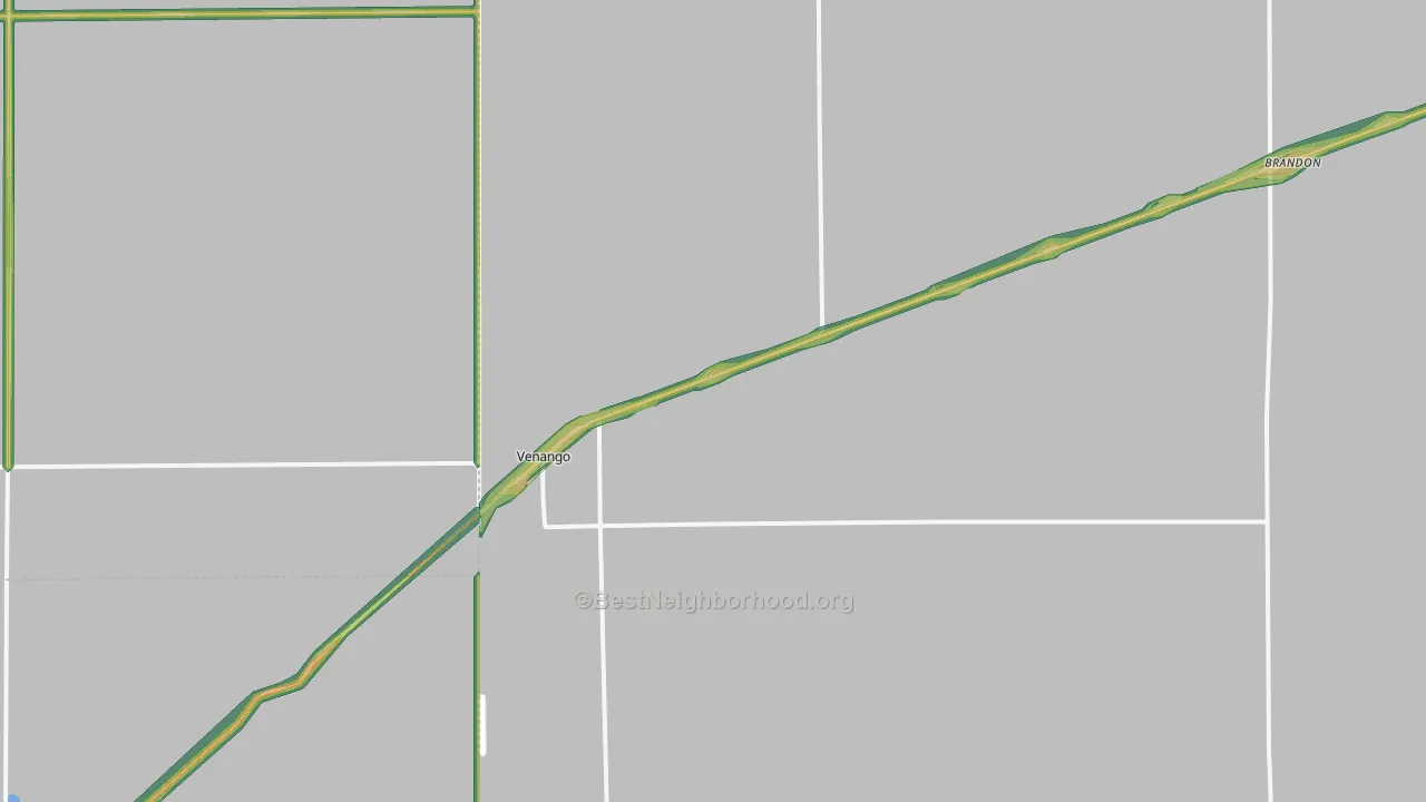 69168, NE Map of Noise Levels in 69168