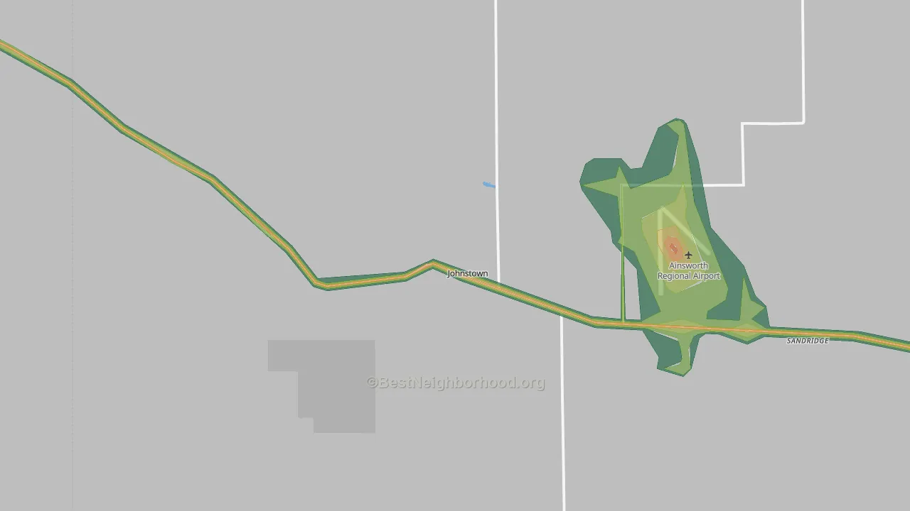 69214, NE Map of Noise Levels in 69214