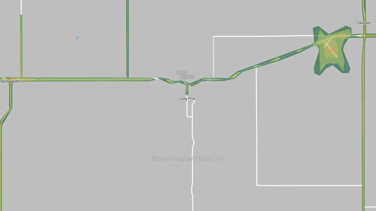 69217, NE Map of Noise Levels in 69217