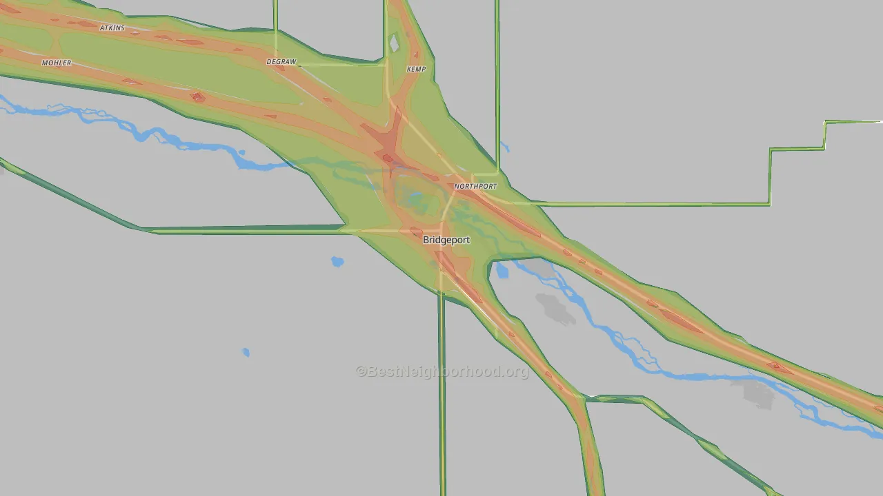 69336, NE Map of Noise Levels in 69336