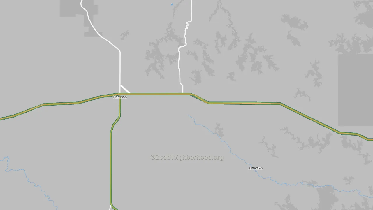 69346, NE Map of Noise Levels in 69346
