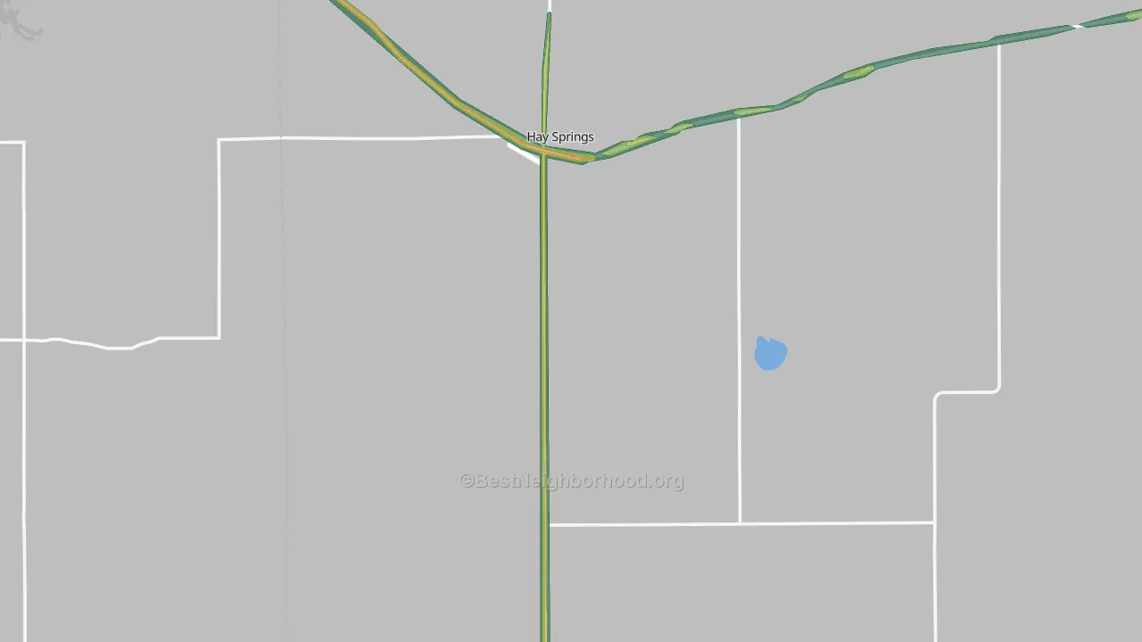 69347, NE Map of Noise Levels in 69347