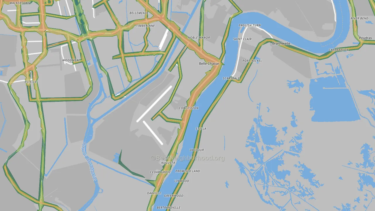 70037, LA Map of Noise Levels in 70037